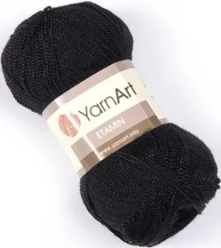 Yarnart Этамин 30гр 180м 422 (10шт, черный)