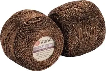 Yarnart Камеллия 20г 190м 422 (10шт, темно-коричневый)