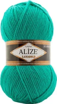Alize Lanagold 477 (240м, темно-мятный)