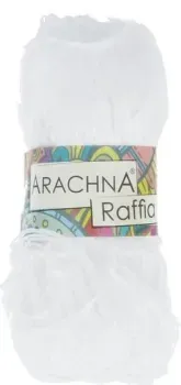 Arachna Raffia 50 г 200 м №01 (5 мотков, белый)
