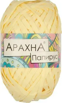 Arachna Papyrus 40 г 50 м №04 (3 мотка, светло-желтый)