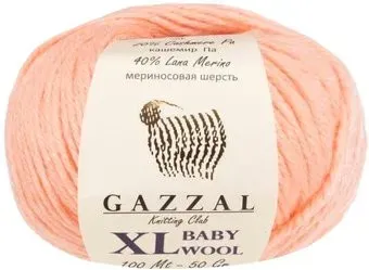 Gazzal Baby Wool Xl 834 (персиковый)