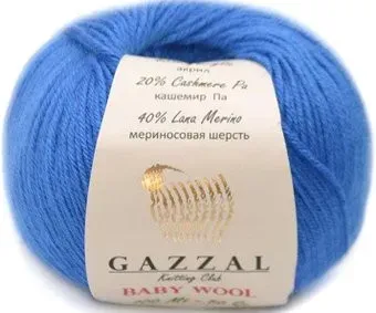 Gazzal Baby Wool Xl 830 (васильковый)