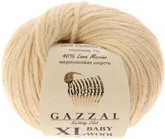 Gazzal Baby Wool Xl 829 (молочный)