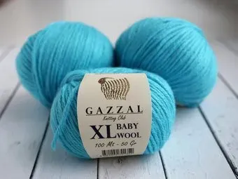 Gazzal Baby Wool Xl 820 (голубой)