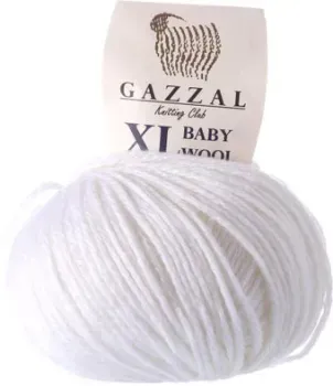Gazzal Baby Wool Xl 801 (белый)