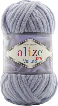 Alize Velluto 87 (68 м, темно-серый)