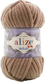 Alize Velluto 329 (68 м, темно-бежевый)