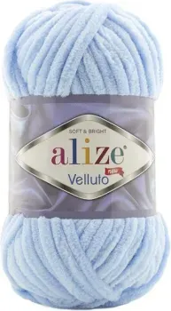 Alize Velluto 218 (68 м, нежно-голубой)