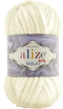 Alize Velluto 62 (68 м, молочный)