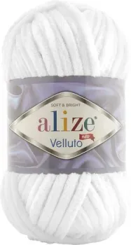 Alize Velluto 55 (68 м, белый)