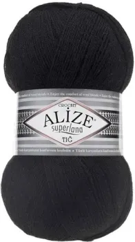 Alize Superlana tig 60 (570 м, черный)