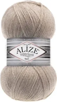Alize Superlana tig 207 (570 м, светло-коричневый)