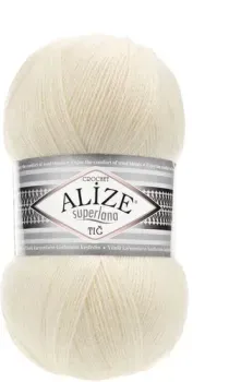 Alize Superlana tig 01 (570 м, крем)