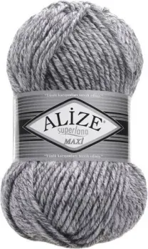 Alize Superlana maxi 801 (100 м, серый меланж)