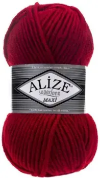 Alize Superlana maxi 56 (100 м, красный)