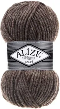 Alize Superlana maxi 240 (100 м, кофе с молоком)