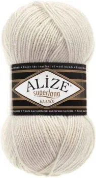 Alize Superlana klasik 599 (280 м, слоновая кость)