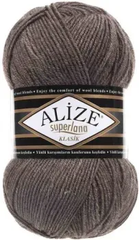 Alize Superlana klasik 240 (280 м, кофейный)