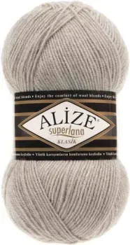Alize Superlana klasik 152 (280 м, бежевый меланж)