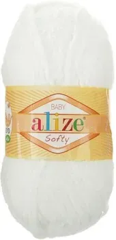 Alize Softy 55 (115 м, белый)