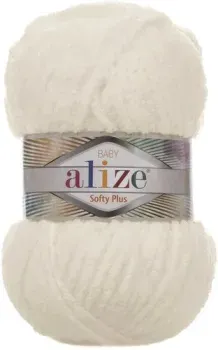 Alize Softy plus 62 (120 м, молочный)