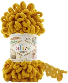 Alize Puffy 02 (9 м, шафран)