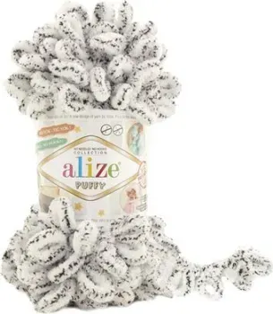 Alize Puffy 686 (9 м, белый леопард)