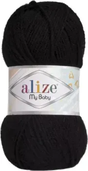Alize My baby 60 (150 м, черный)