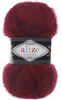 Alize Mohair classic 57 (200 м, бордовый)