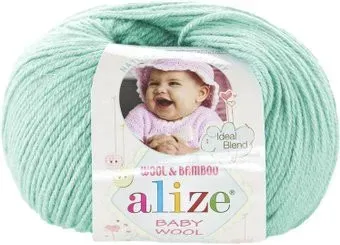 Alize Baby wool 19 (175 м, водяная зелень)