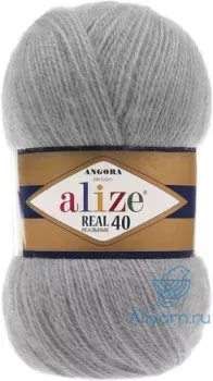 Alize Angora real 40 21 (480 м, серый)