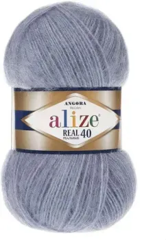 Alize Angora real 40 221 (480 м, светлый джинс)