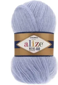 Alize Angora real 40 40 (480 м, голубой)