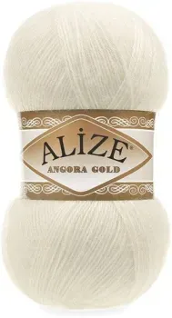 Alize Angora gold 01 (550 м, кремовый)