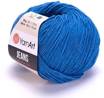 Yarnart Jeans 55% хлопок/45% полиакрил 16 50 г (160 м, синий)