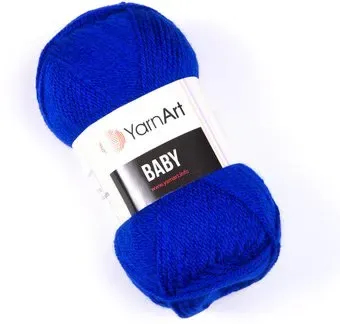 Yarnart Baby 100% акрил 979 50 г (150 м, синий)