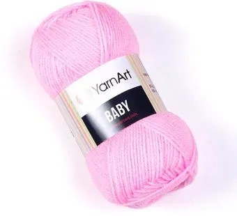 Yarnart Baby 100% акрил 217 50 г (150 м, розовый)