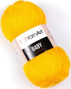 Yarnart Baby 100% акрил 32 50 г (150 м, желтый)