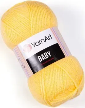 Yarnart Baby 100% акрил 315 50 г (150 м, нежно-желтый)