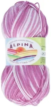 Alpina Yarn Katrin №6378 (2x140 м, сиреневый/светло-сиреневый)