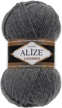 Alize Lanagold 182 (240 м, средне-серый меланж)