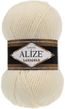 Alize Lanagold 01 (240 м, кремовый)