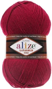 Alize Lanagold Fine 390 (390 м, вишня)