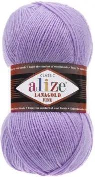 Alize Lanagold Fine 166 (390 м, светлая сирень)