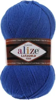 Alize Lanagold Fine 141 (390 м, василек)