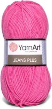 Yarnart Jeans Plus 55% хлопок, 45% полиакрил 36 100 г (160 м, розовый)