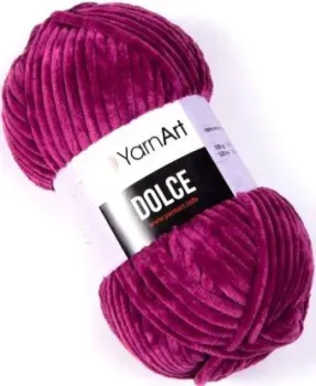 Yarnart Dolce 100% микрополиэстер 766 100 г (120 м, фуксия)