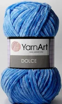 Yarnart Dolce 100% микрополиэстер 100 г (120 м, темно-голубой)