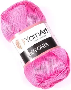 Yarnart Begonia 100% хлопок 5001 50 г (169 м, розовый)